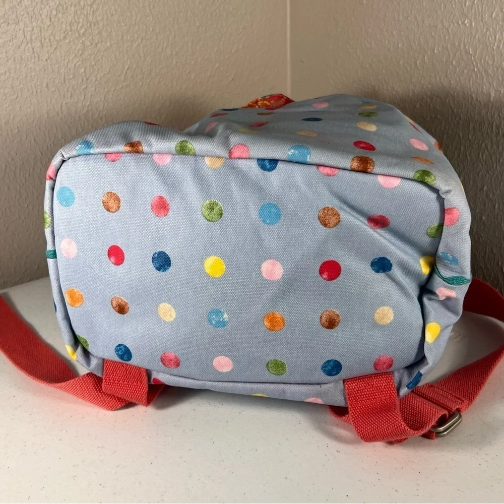 Matilda Jane Make A Splash Swim Backpack Floral Polka Dot Drawstring Snap Close